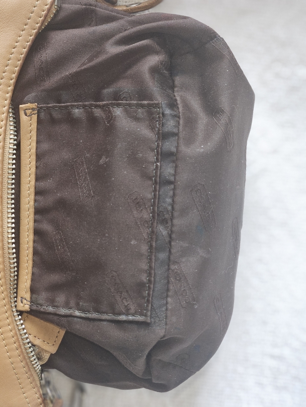 Vintage Coach Tan Leather Shoulder Hobo Bag - Picture 15 of 16